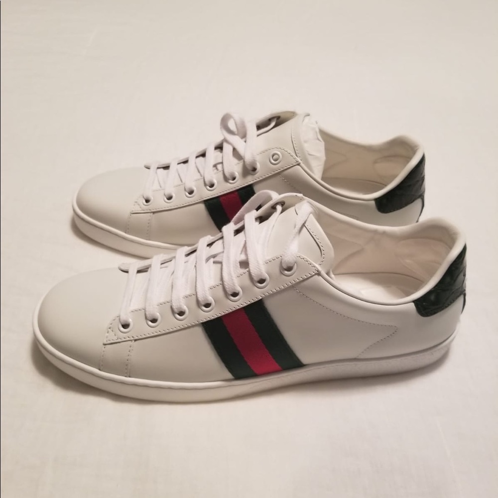 Gucci Ace Leather Sneakers. Size 40 (9.5 US)